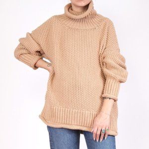 Micaela Greg Roll Neck Sweater - Ecru